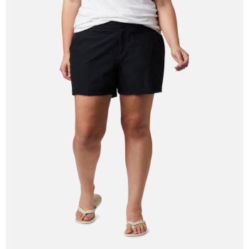 Columbia Ženske Kratke Hlače - Coral Point III Plus Size Crne | CVZJ-39012